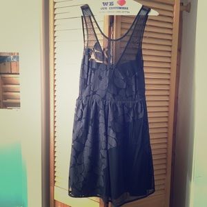 BCBGeneration beautiful black lace and mesh dress